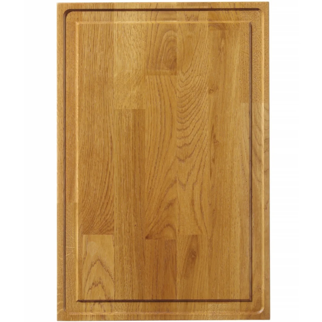 Deska do serwowania podawania potraw DĘBOWA 42x28cm grubość 4cm — zdjęcie 4