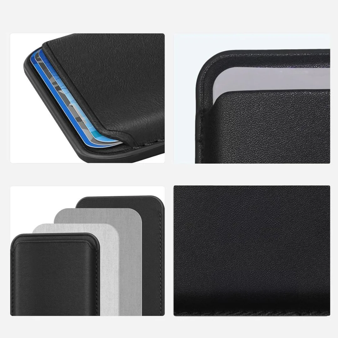 Etui pokrowiec na karty do smartfona MagWallet Magsafe - czarny