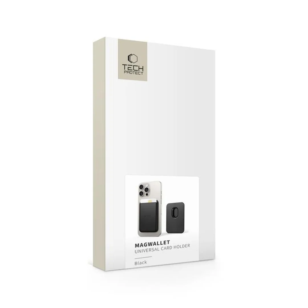 Etui pokrowiec na karty do smartfona MagWallet Magsafe - czarny