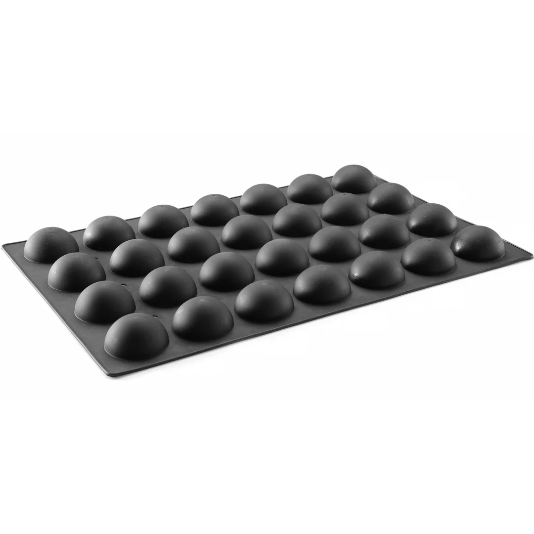 Forma silikonowa do pralin musów wypieków 600 x 395 mm - półkole — zdjęcie 2