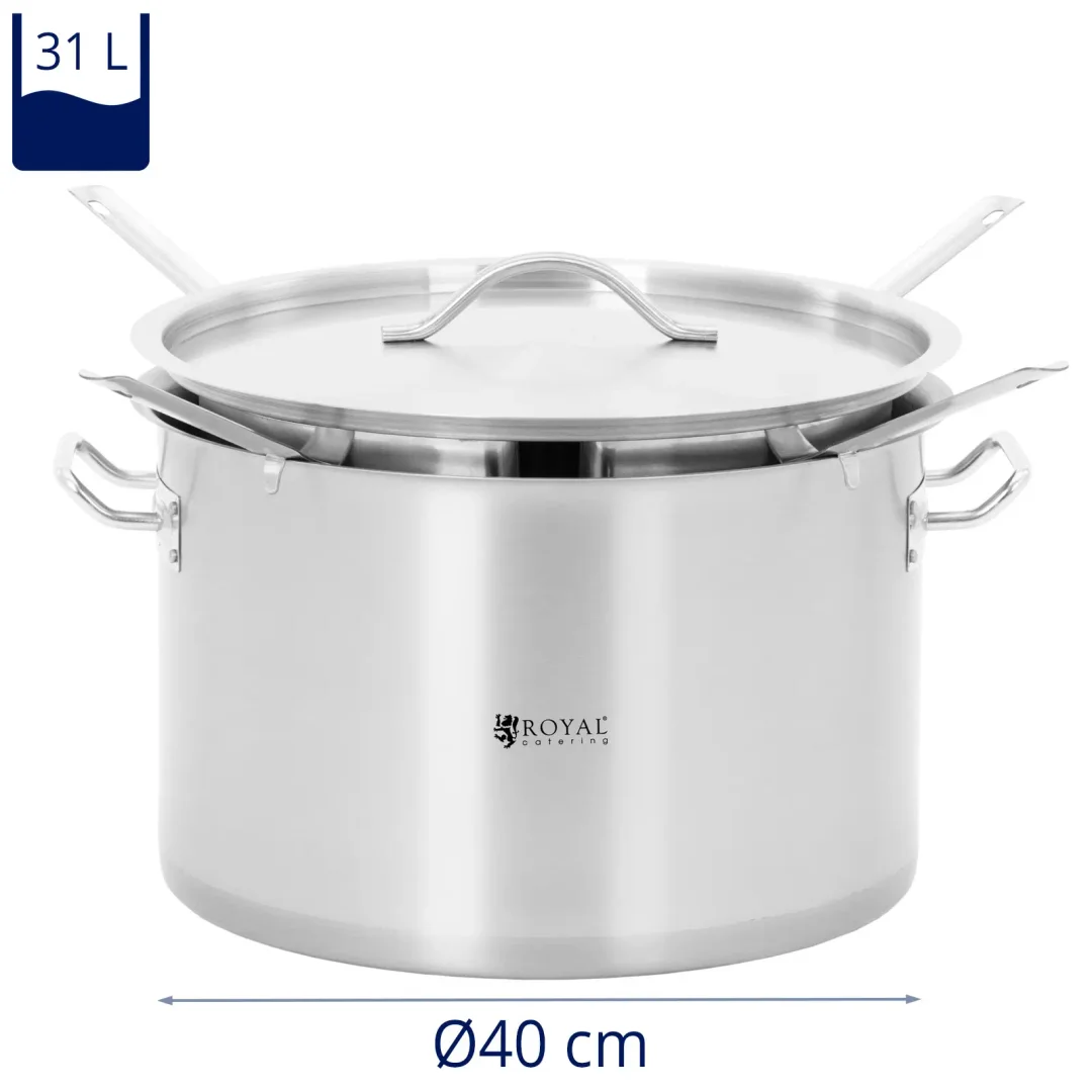 Garnek do gotowania makronu z 4 wkładami śr. 40 cm 31 l — zdjęcie 6