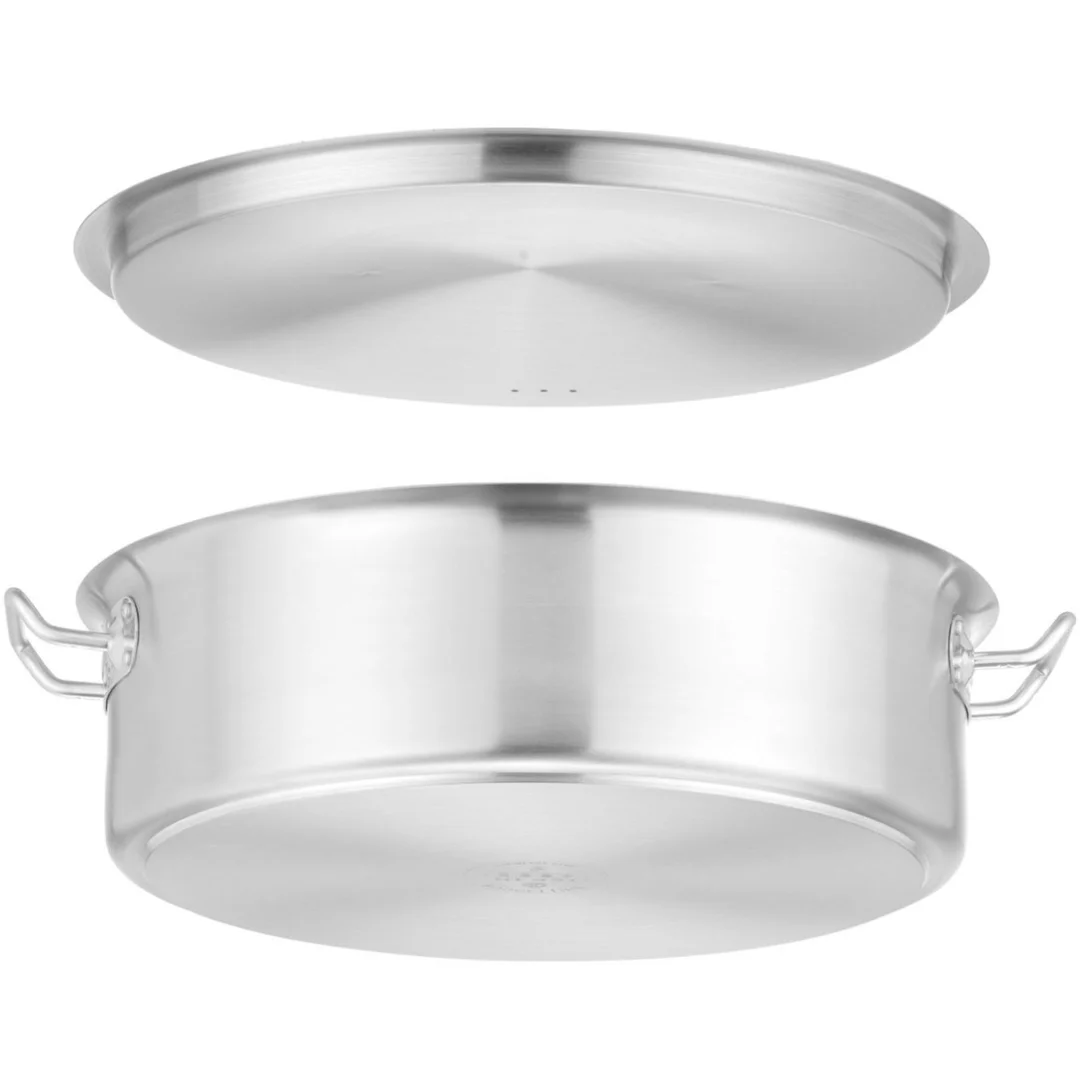 Garnek niski z pokrywką Budget Line 15.8 l śr. 380x139 mm — zdjęcie 4