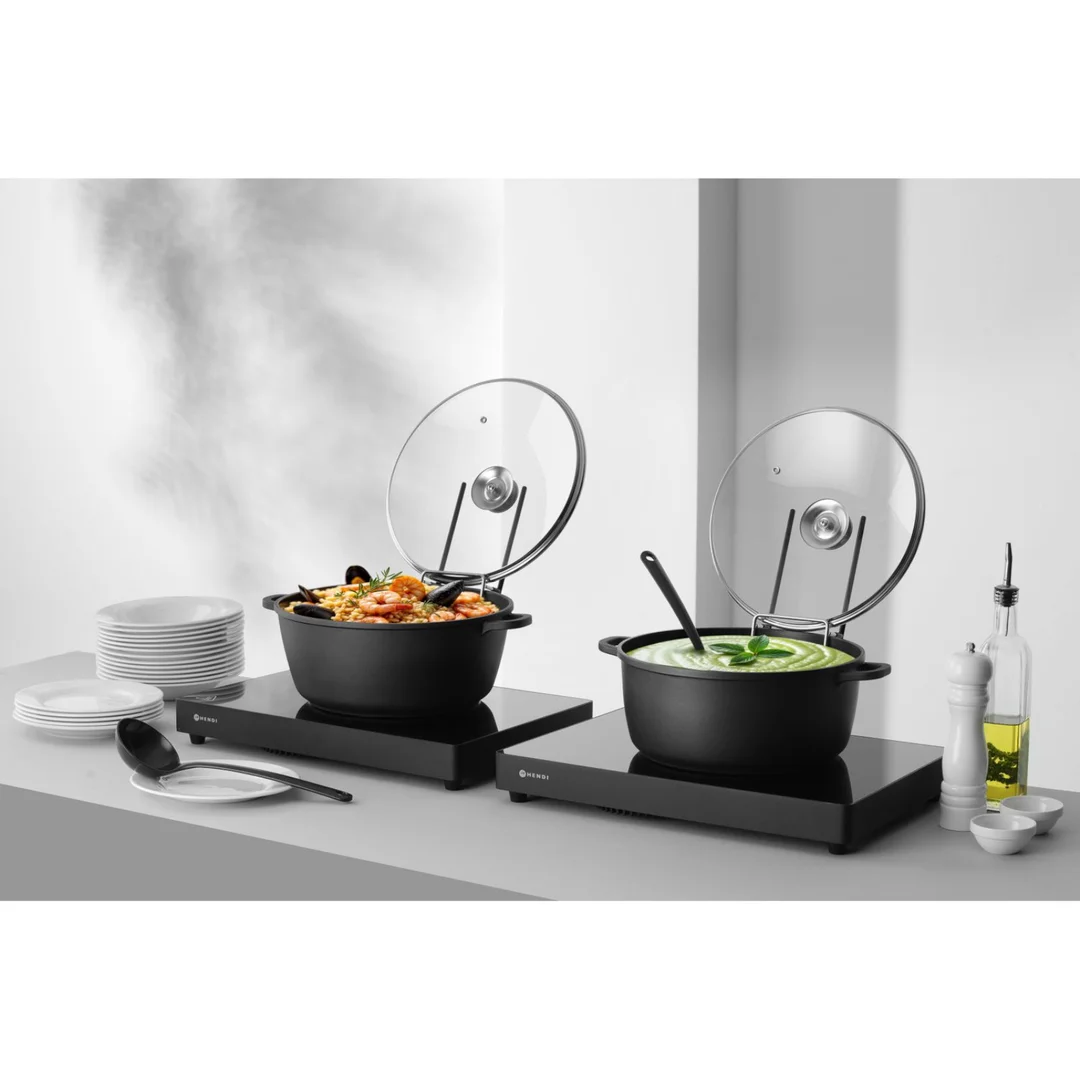 Garnek z pokrywką z powłoką nieprzywierającą 7 l 367x290x122 mm — zdjęcie 6