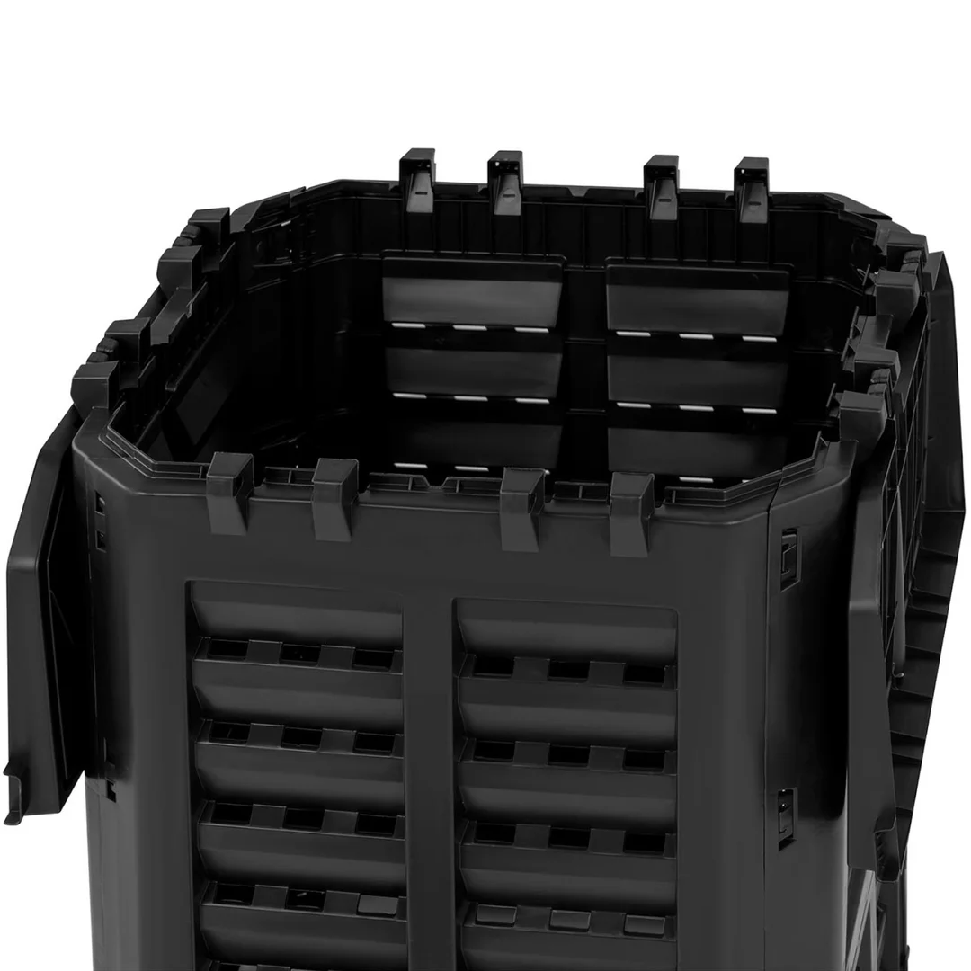 Kompostownik ogrodowy na odpadki organiczne 68 x 68 x 84 cm 360 l — zdjęcie 3
