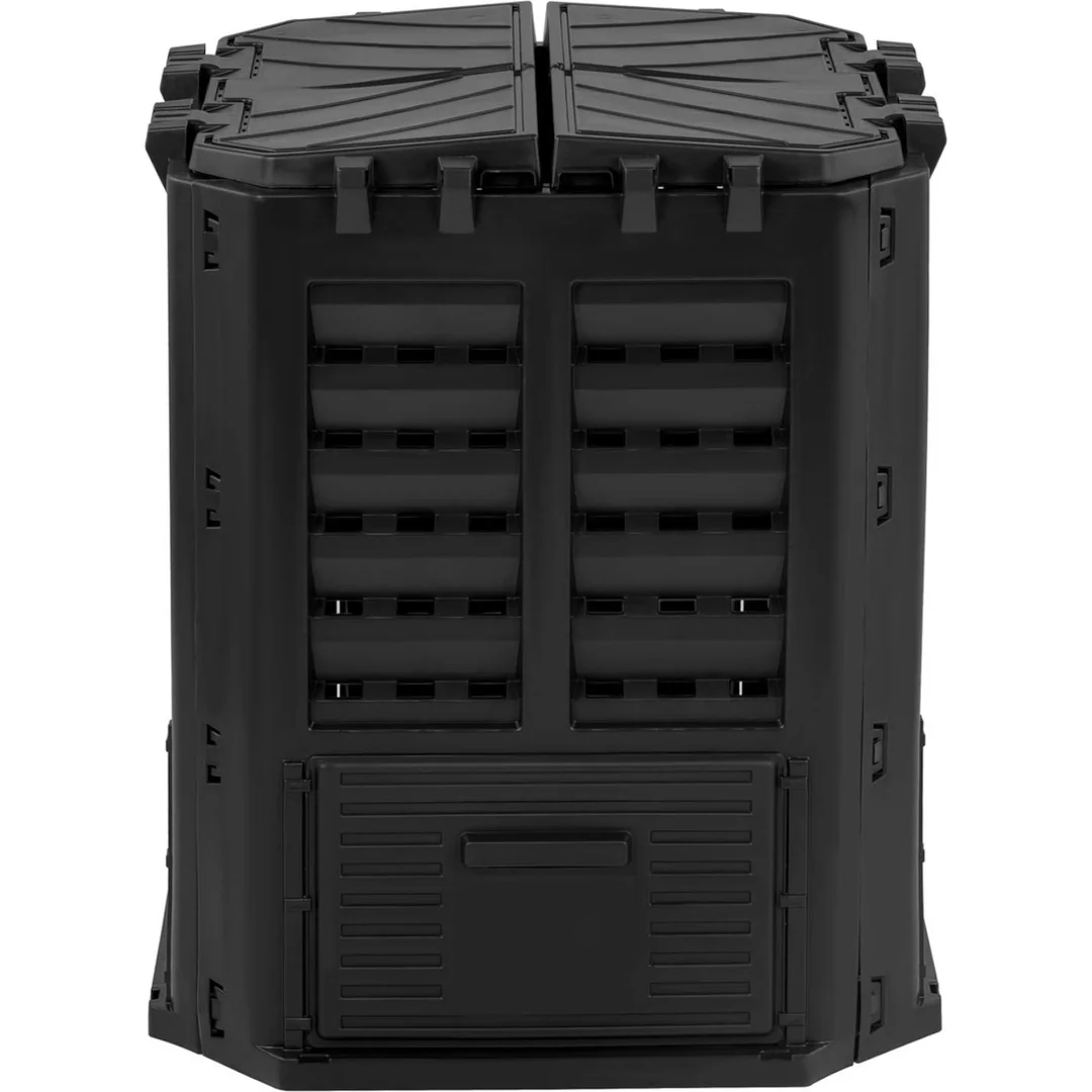 Kompostownik ogrodowy na odpadki organiczne 68 x 68 x 84 cm 360 l — zdjęcie 5