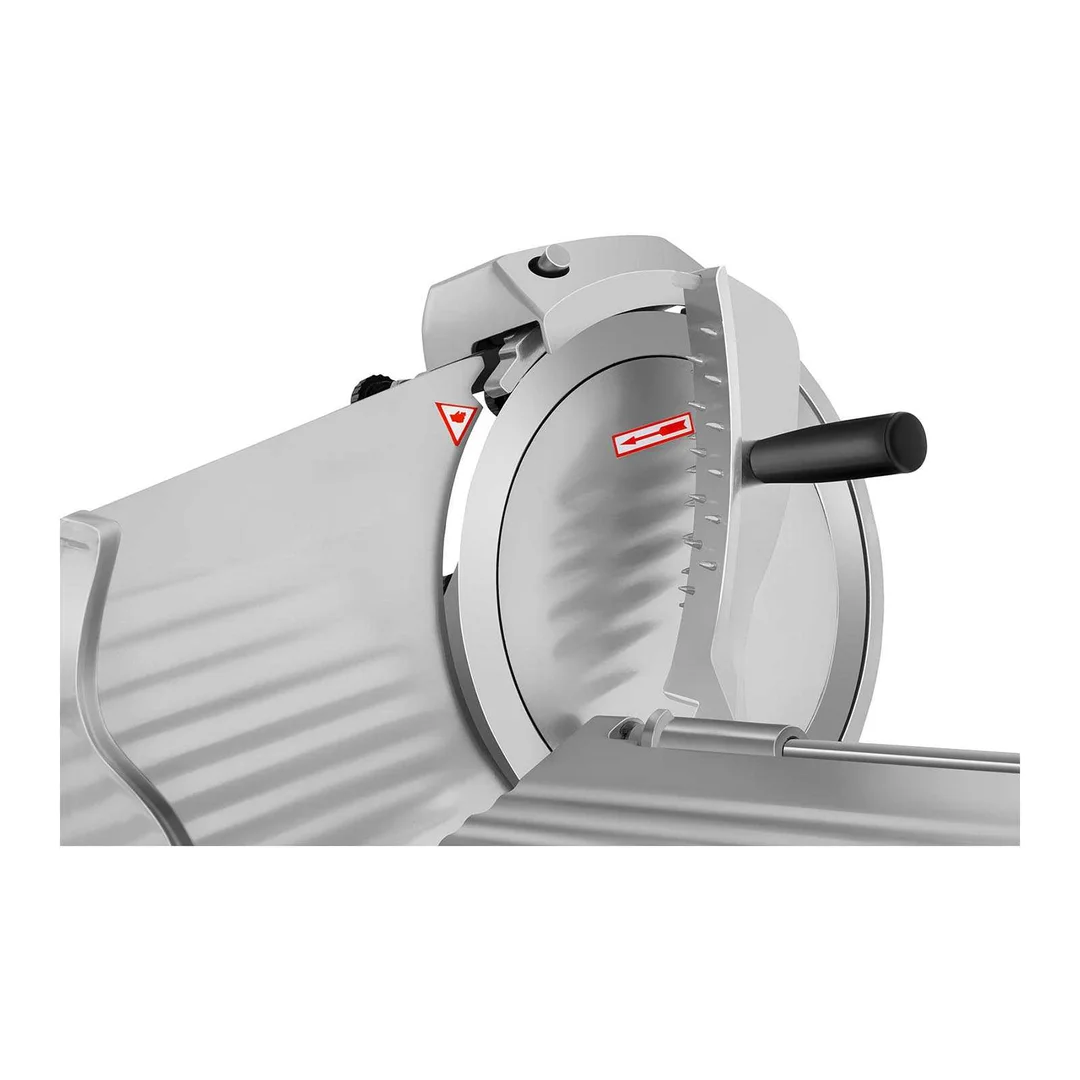 Krajalnica elektryczna do wędlin i sera z ostrzałką 150W śr. 250mm — zdjęcie 4
