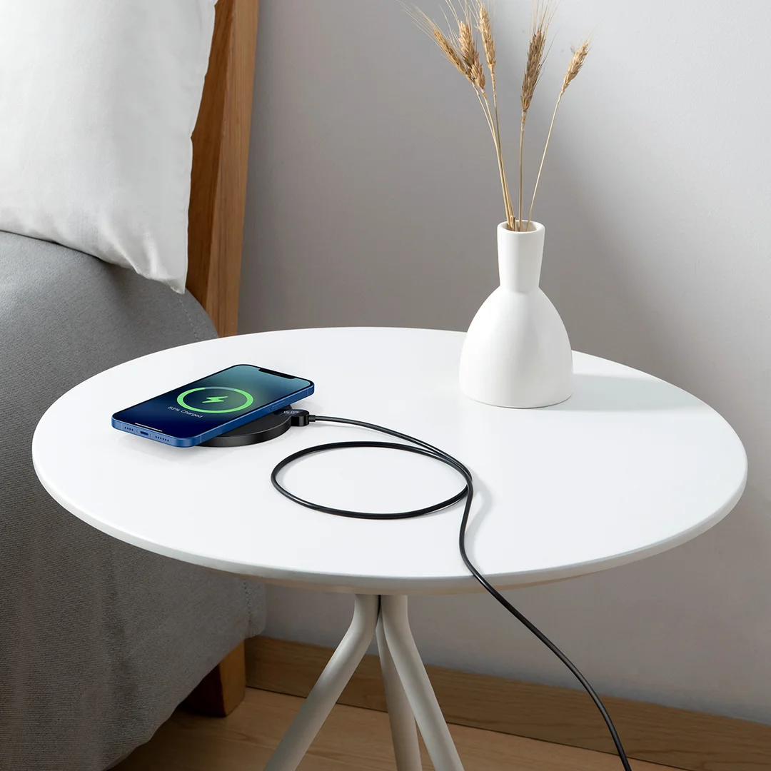 Ładowarka indukcyjna Digital LED Display Gen 2 15W USB-C - czarna