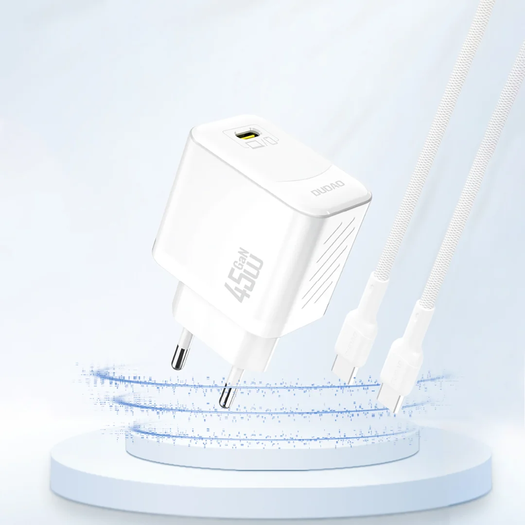 Ładowarka sieciowa A28 GaN USB-C 45W - biała