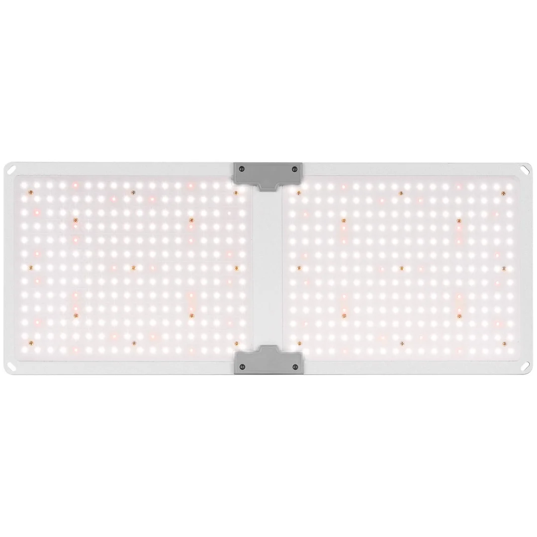 Lampa do uprawy wzrostu roślin pełne spektrum 60 x 24 cm 468 LED 220 W srebrna — zdjęcie 2
