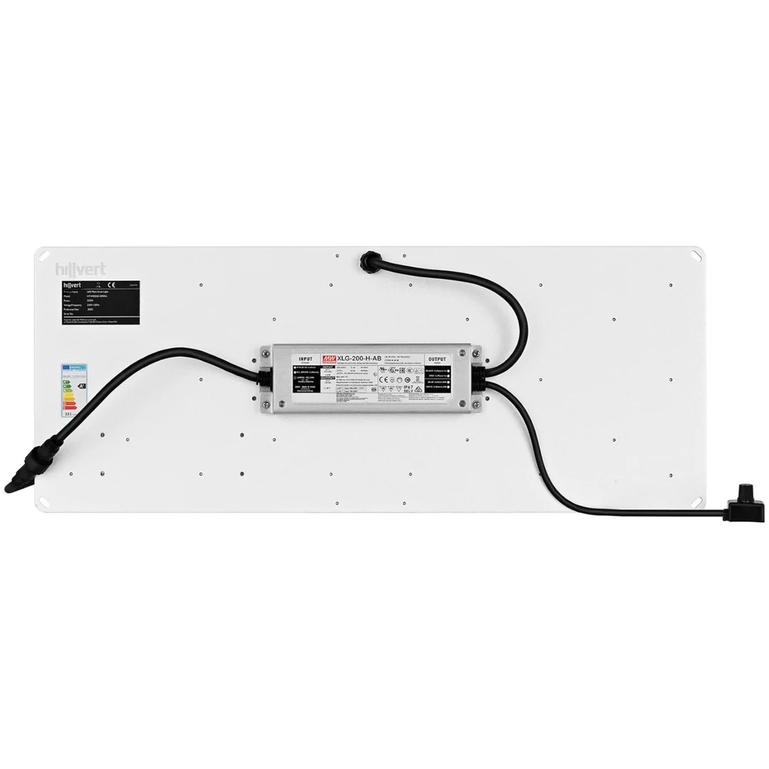 Lampa do uprawy wzrostu roślin pełne spektrum 60 x 24 cm 468 LED 220 W srebrna — zdjęcie 3