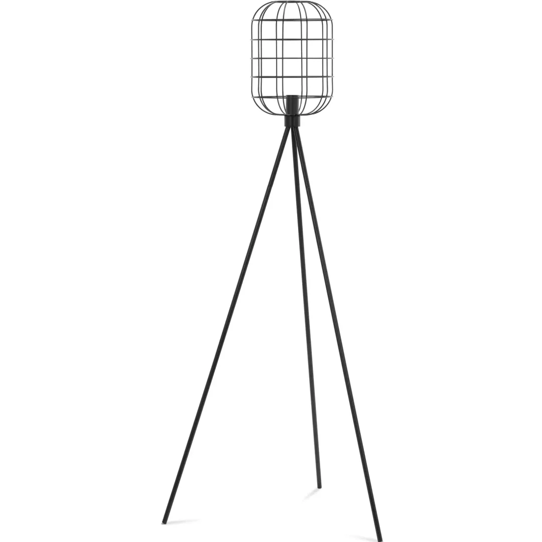 Lampa stojąca podłogowa klosz z siatki E27 163 cm — zdjęcie 2