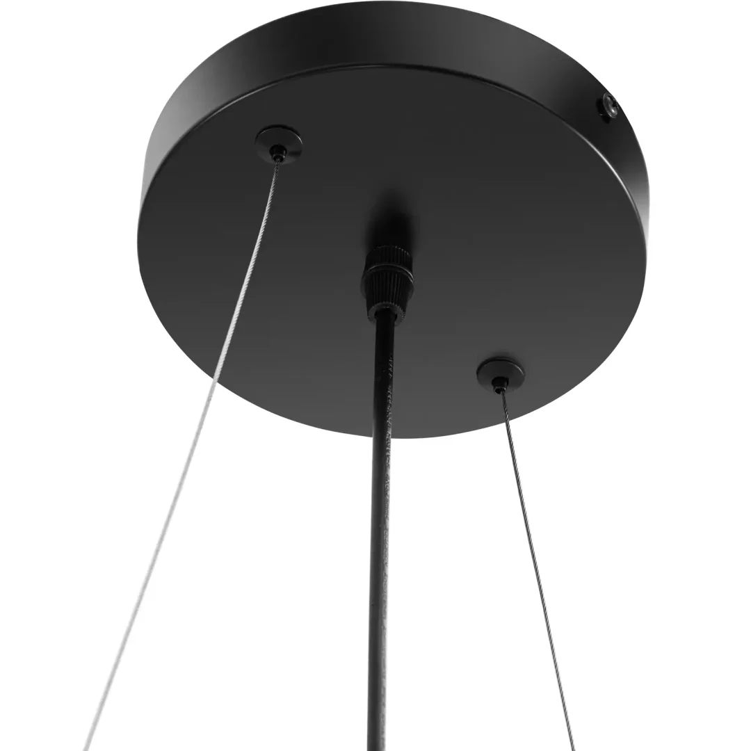 Lampa sufitowa nowoczesna 4 punktowa E14 - biało brązowa — zdjęcie 5