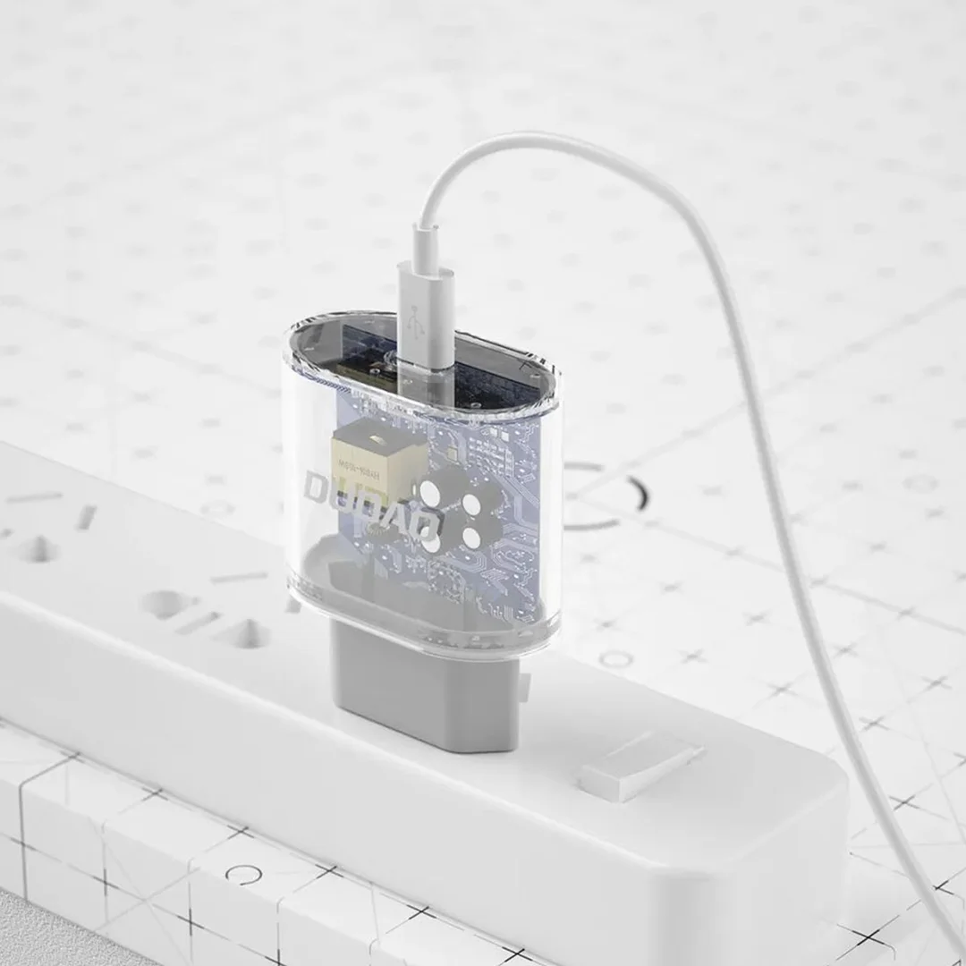Mała ładowarka sieciowa A14EUC PD 20W USB-C + kabel USB-C - biała