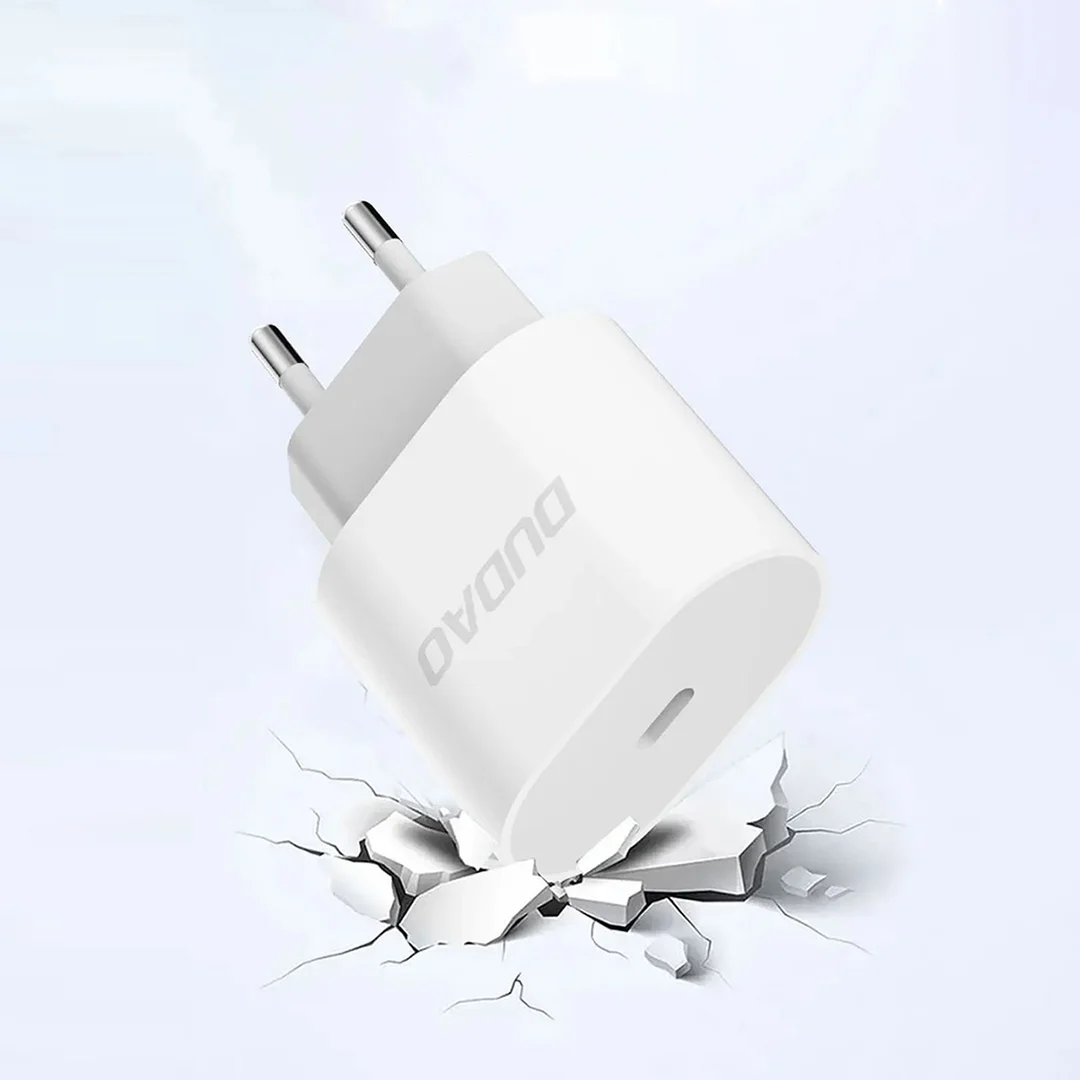 Mała ładowarka sieciowa A14EUC PD 20W USB-C + kabel USB-C - biała