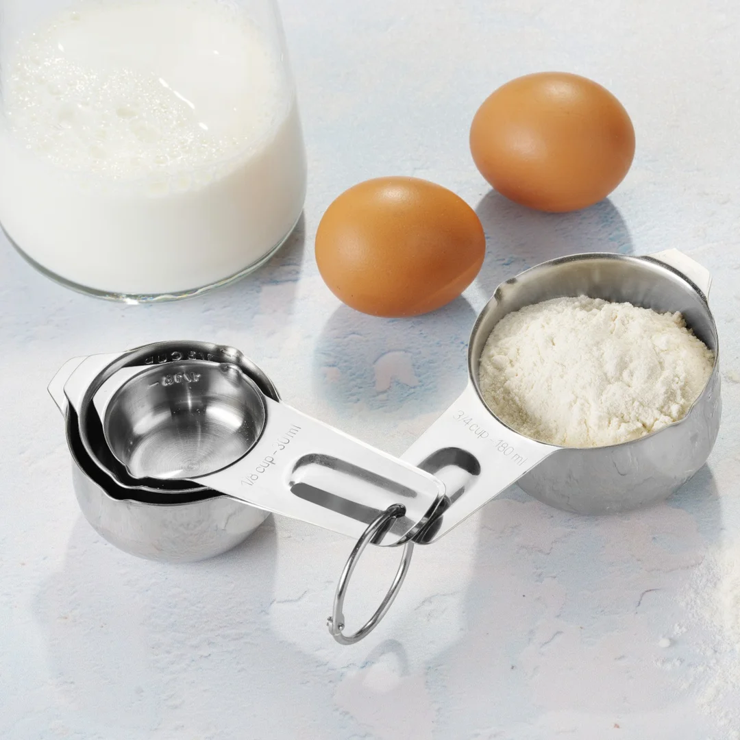 Miarka barowa kuchenna 30 / 80 / 120 / 180 ml - zestaw 4 szt. — zdjęcie 5