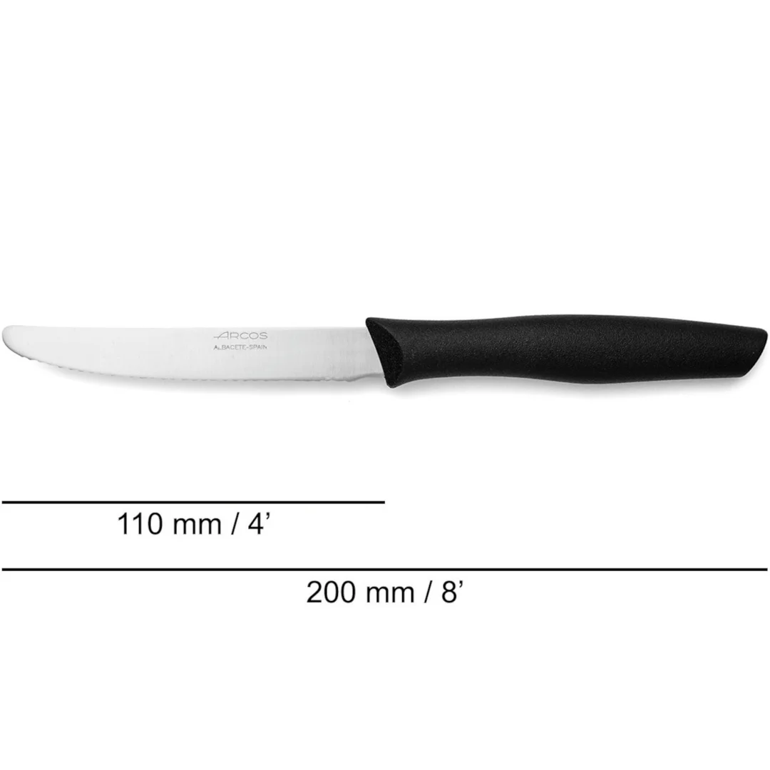 Nóż stołowy ząbkowany NOVA dł. 110/220 mm — zdjęcie 2