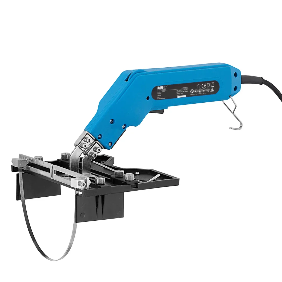 Nóż termiczny do cięcia styropianu z wycinarką do gniazdek 250 mm 500C 250 W - zestaw — zdjęcie 2