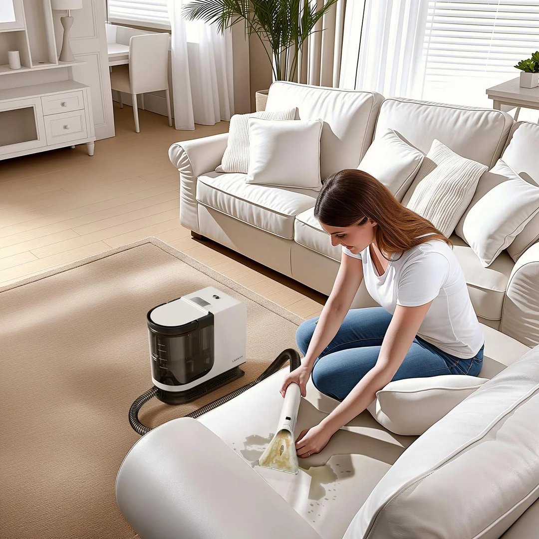 Odkurzacz piorący do tapicerek dywanów UWANT Y200 600W - biały — zdjęcie 8