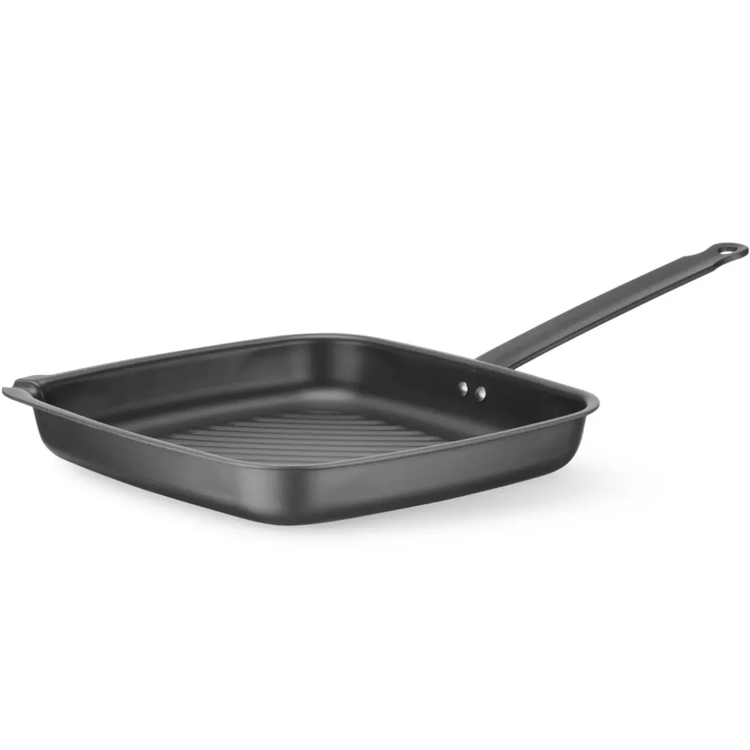 Patelnia do grillowania kwadratowa 480 x 282 x 80 mm — zdjęcie 2