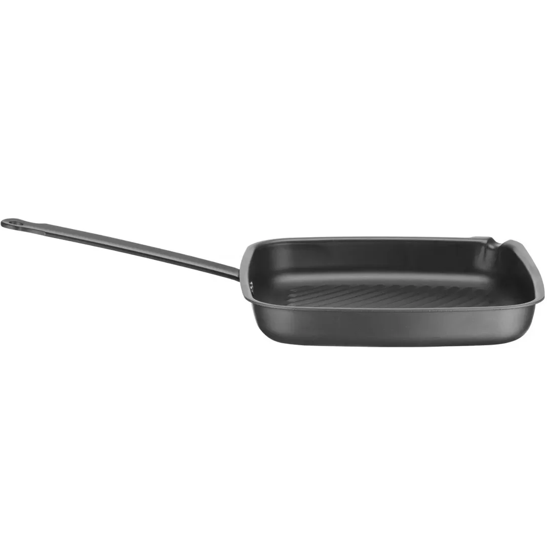 Patelnia do grillowania kwadratowa 480 x 282 x 80 mm — zdjęcie 3