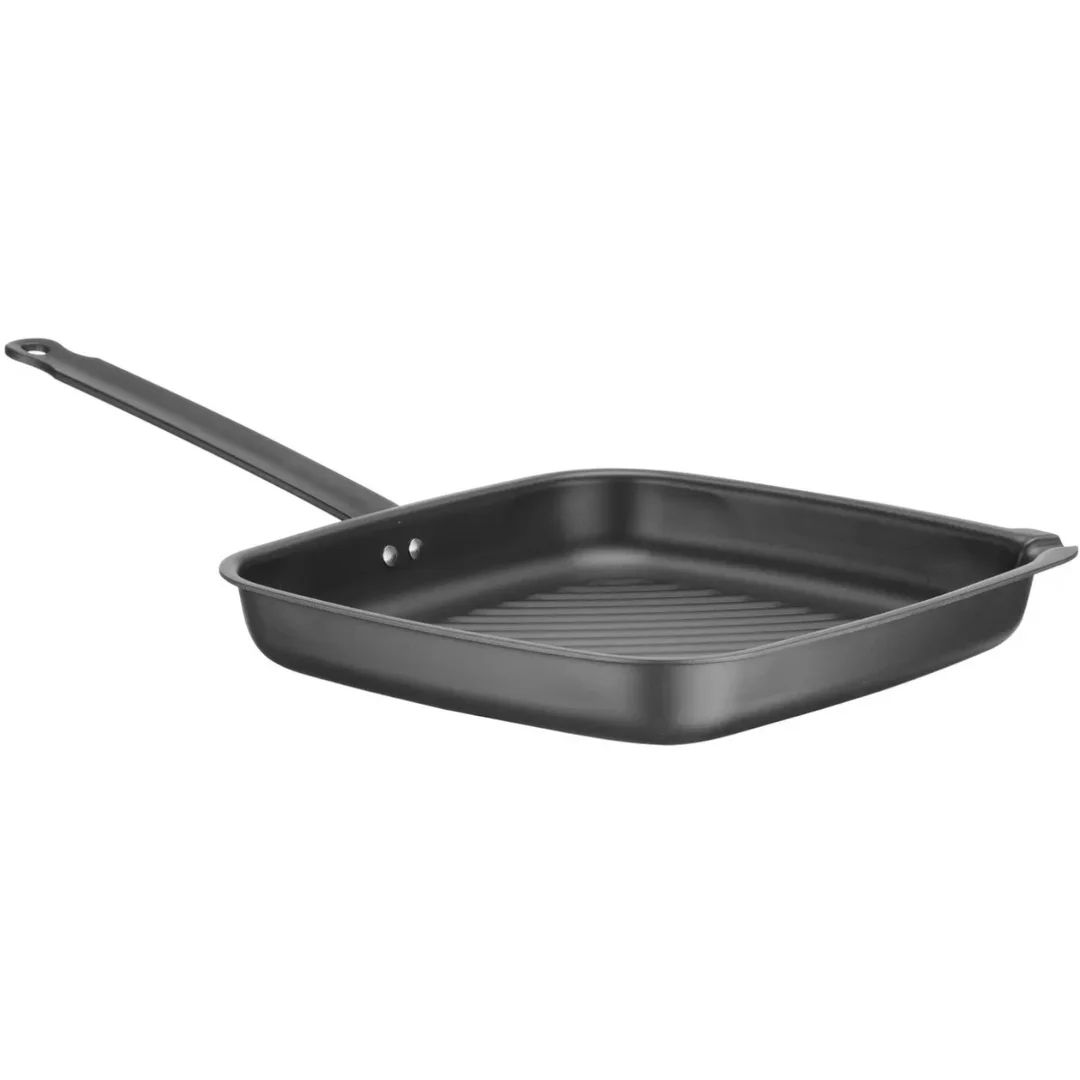 Patelnia do grillowania kwadratowa 480 x 282 x 80 mm — zdjęcie 4