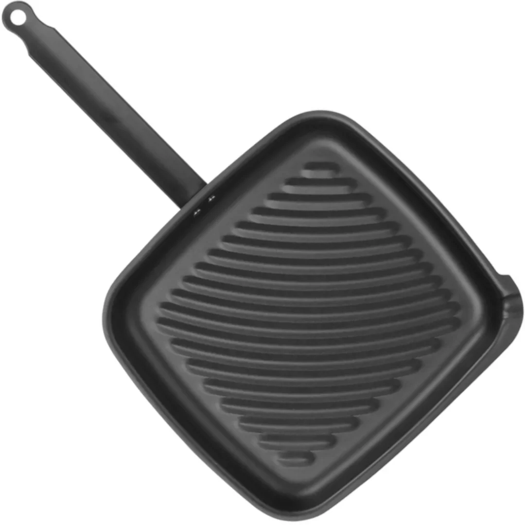 Patelnia do grillowania kwadratowa 480 x 282 x 80 mm — zdjęcie 5