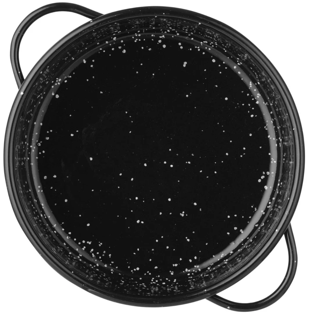 Patelnia emaliowana okrągła z uchwytami śr. 160x45 mm — zdjęcie 2