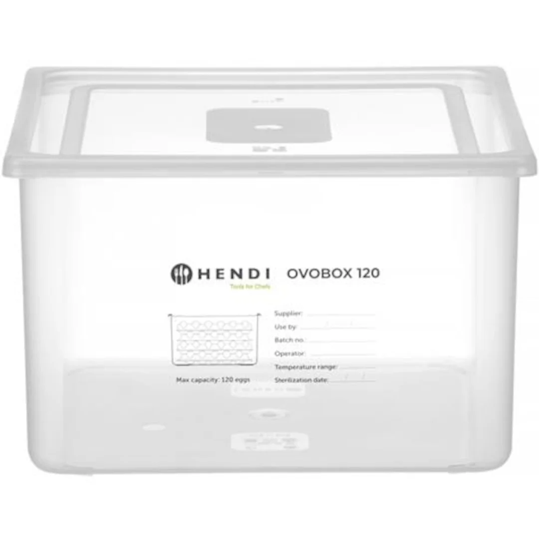 Pojemnik na jajka 8 tacek na 120 jaj OVOBOX 18 l 355 x 325 x 200 mm — zdjęcie 2