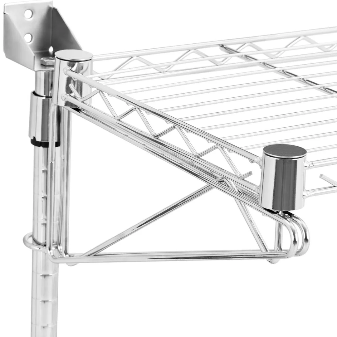 Półka druciana ścienna podwójna do 60 kg 90 x 35 x 60 cm — zdjęcie 5