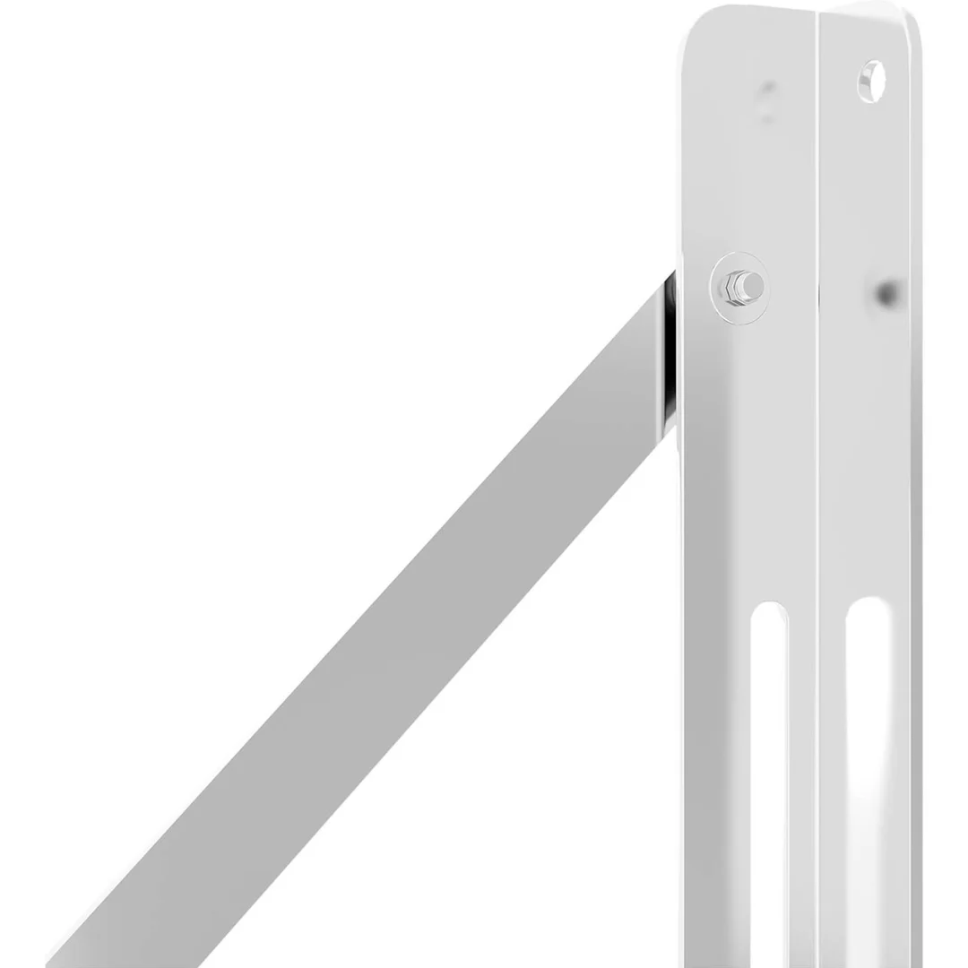 Półka ścienna składana ze stali nierdzewnej do 40 kg 100 x 30 cm — zdjęcie 4