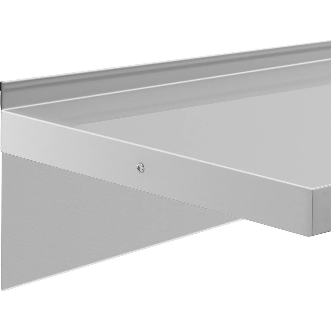 Półka ścienna wisząca kuchenna ze stali do 30 kg 100 x 40 cm — zdjęcie 4