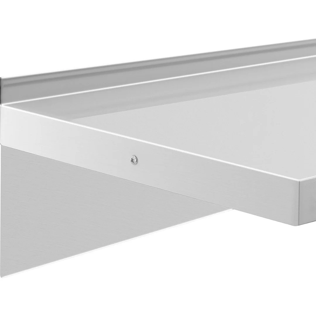 Półka ścienna wisząca kuchenna ze stali do 30 kg 120 x 40 cm — zdjęcie 4