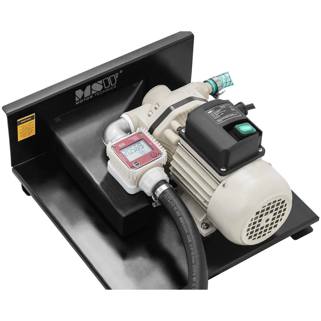 Pompa do mocznika szkodliwych cieczy z miernikiem wężami 35-45l/min 550 W 230 V — zdjęcie 3