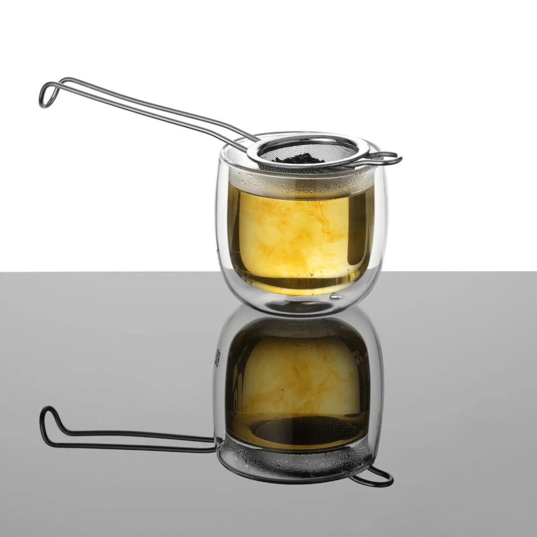 Sitko barmańskie do drinków koktajli stalowe śr. 65 mm — zdjęcie 3