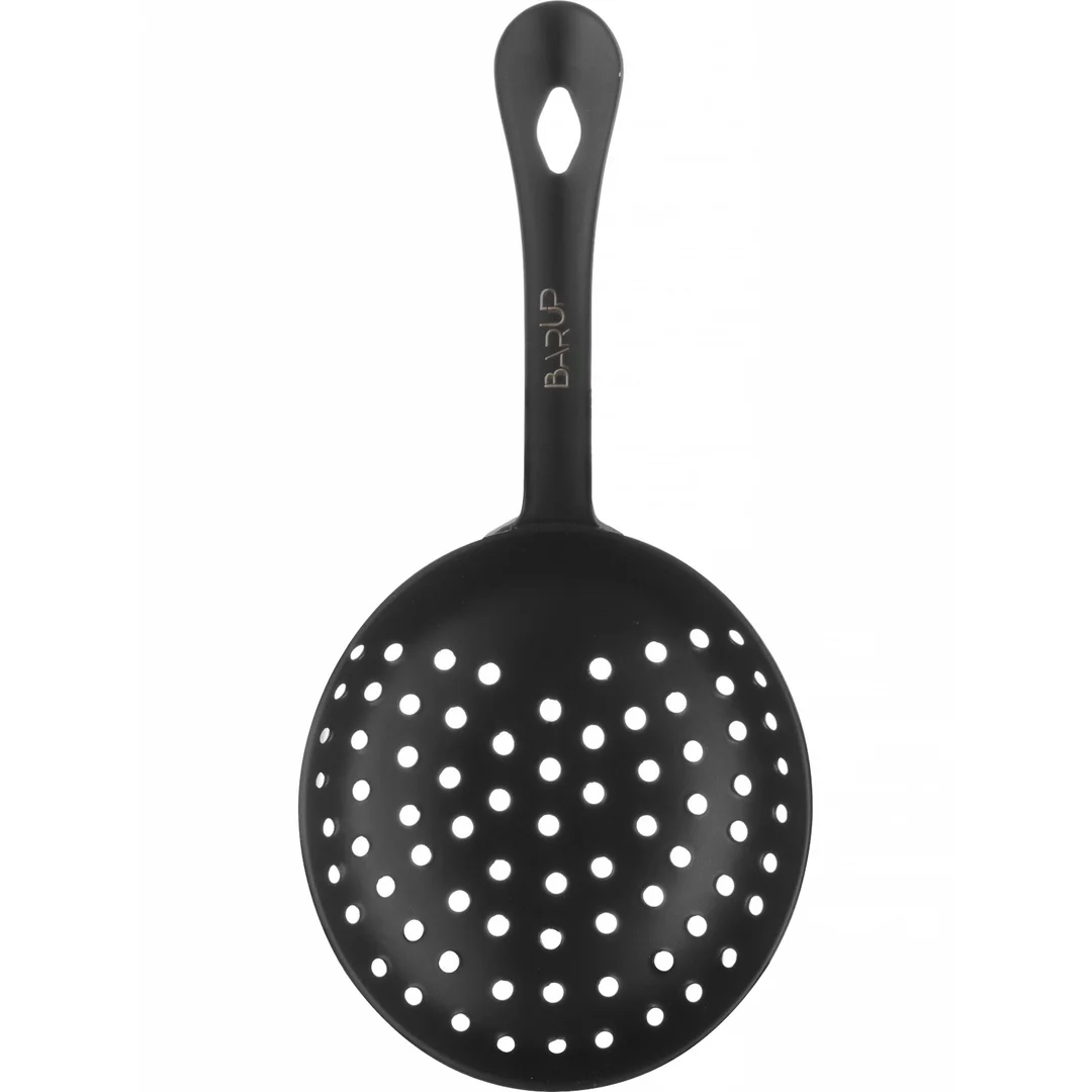 Sitko barmańskie do odcedzania drinków koktajli Julep 160 x 76 mm - czarny — zdjęcie 3