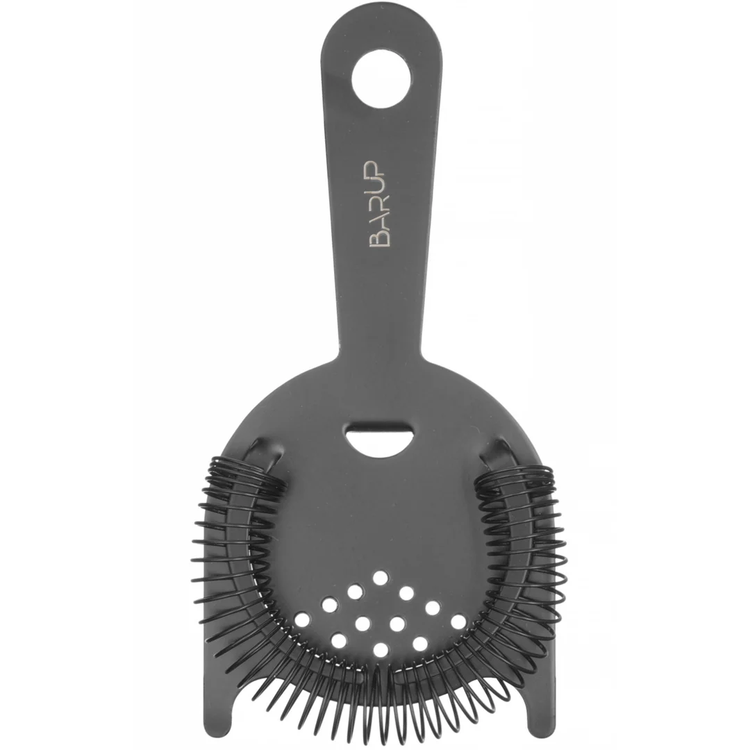 Sitko barmańskie filtr do shakera Hawthorne 160 x 75 mm - czarny — zdjęcie 2