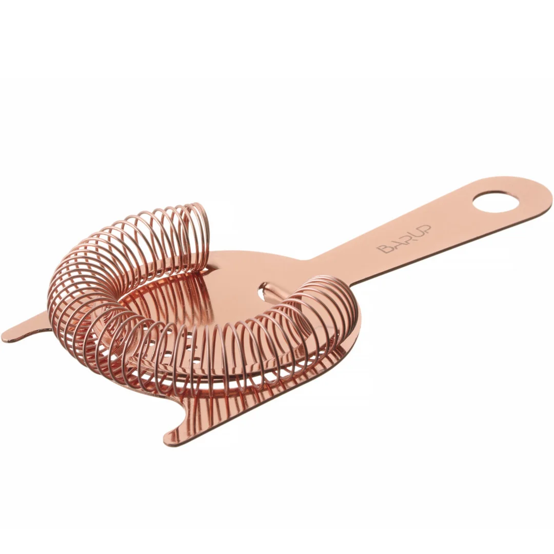 Sitko barmańskie filtr do shakera Hawthorne 160 x 75 mm - miedziany — zdjęcie 2