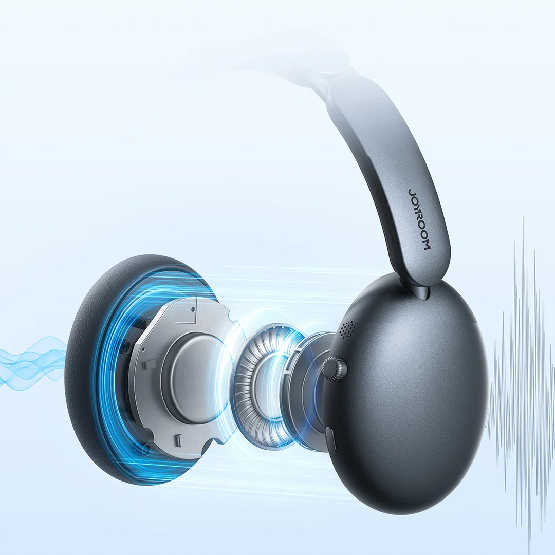 Słuchawki bezprzewodowe J-Head Series JR-JH1 z ANC Bluetooth - czarne