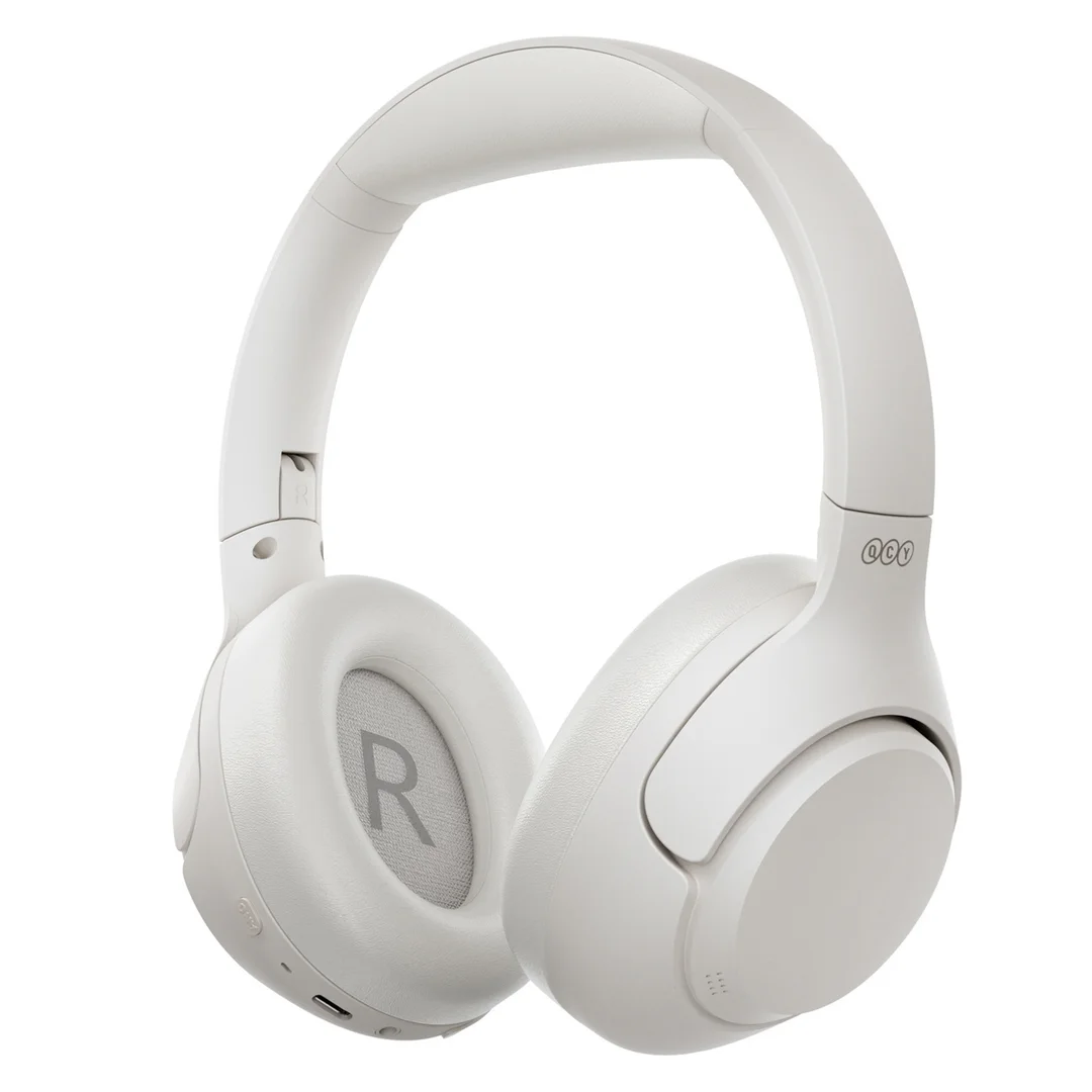 Słuchawki bezprzewodowe nauszne H3 ANC Bluetooth Hi-Res Audio - białe