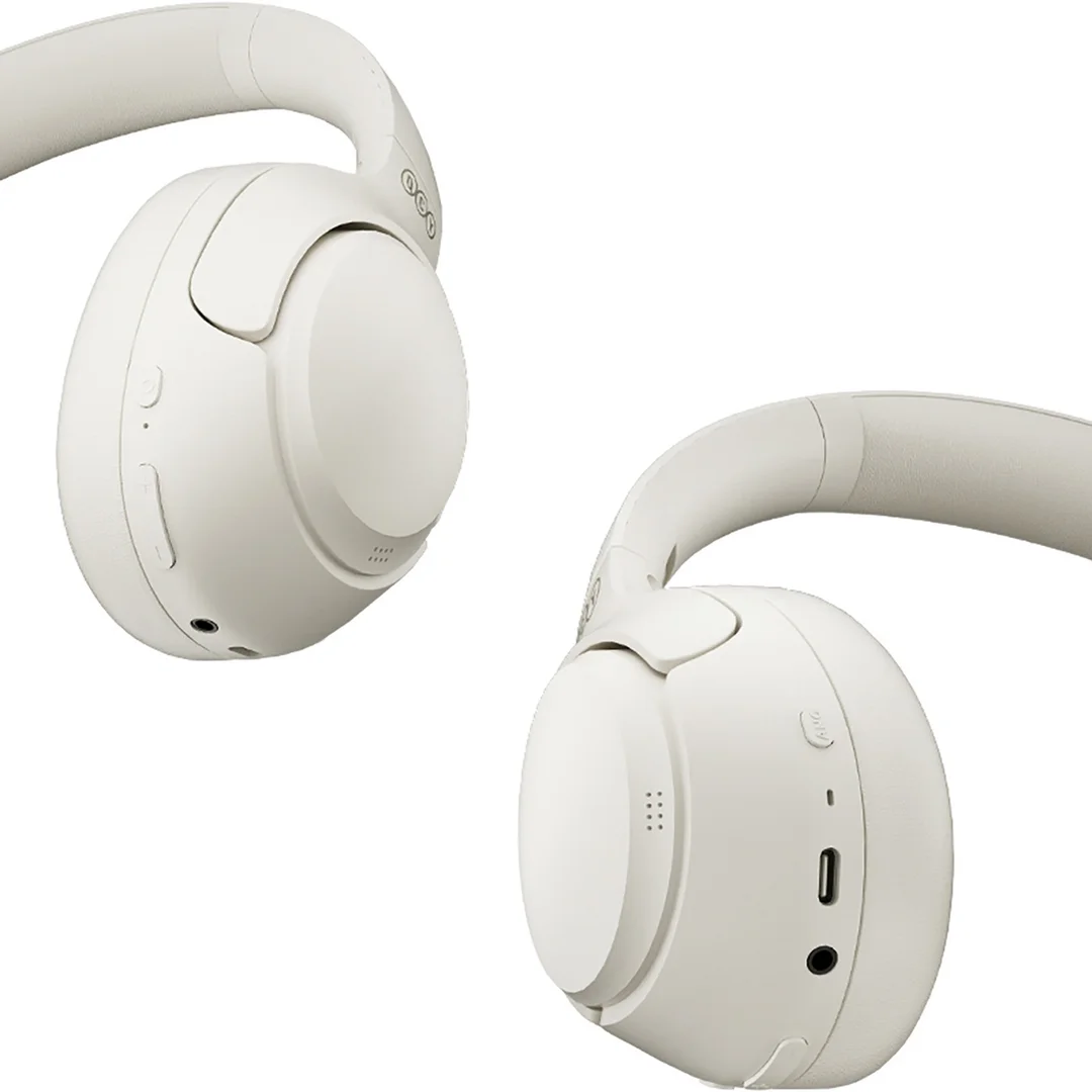 Słuchawki bezprzewodowe nauszne H3 ANC Bluetooth Hi-Res Audio - białe