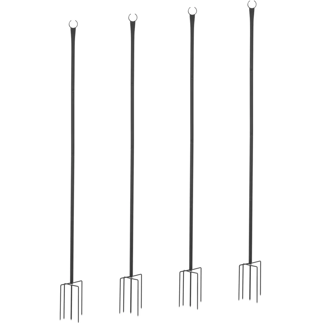 Słup do oświetlenia lamp roślin dekoracji ogrodowych - zestaw 4 szt. — zdjęcie 2