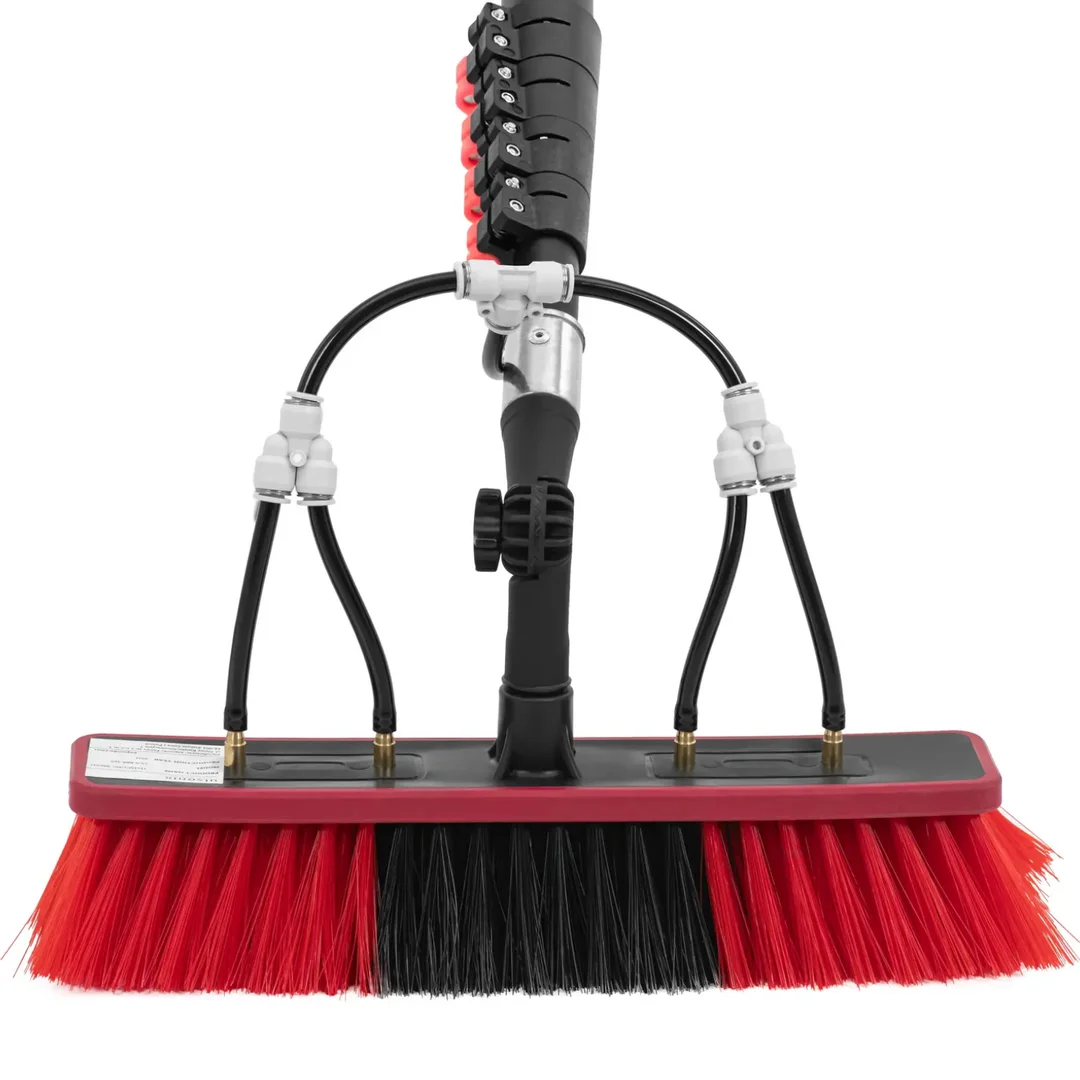 Szczotka teleskopowa z przyłączem wody do mycia okien paneli szer. 35 cm 175-720 cm — zdjęcie 3