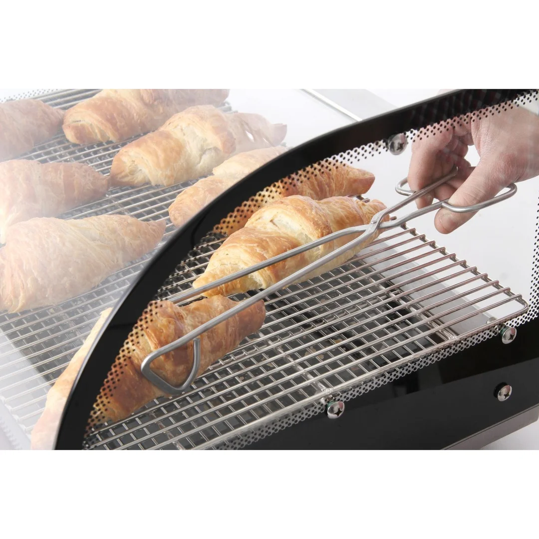 Szczypce cukiernicze spożywcze do serwowania STAL dł. 235 mm — zdjęcie 2
