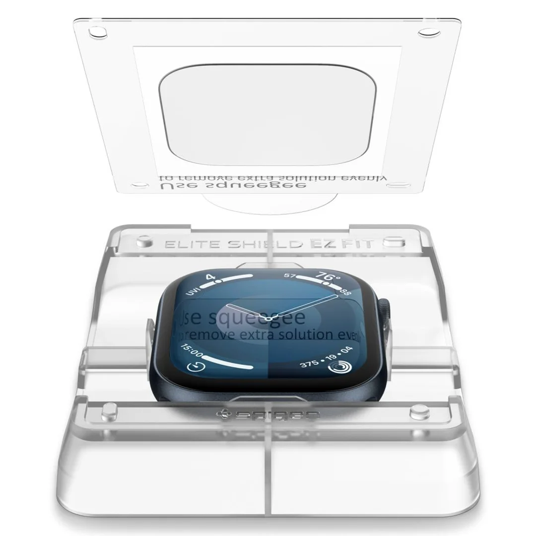 Szkło hybrydowe na Apple Watch 10 46 mm przezroczyste - 2 szt. — zdjęcie 3