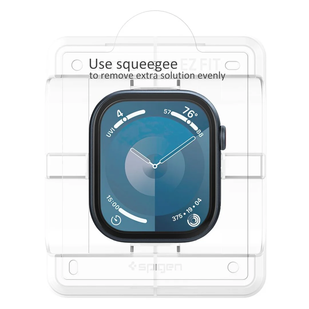 Szkło hybrydowe na Apple Watch 10 46 mm przezroczyste - 2 szt. — zdjęcie 4
