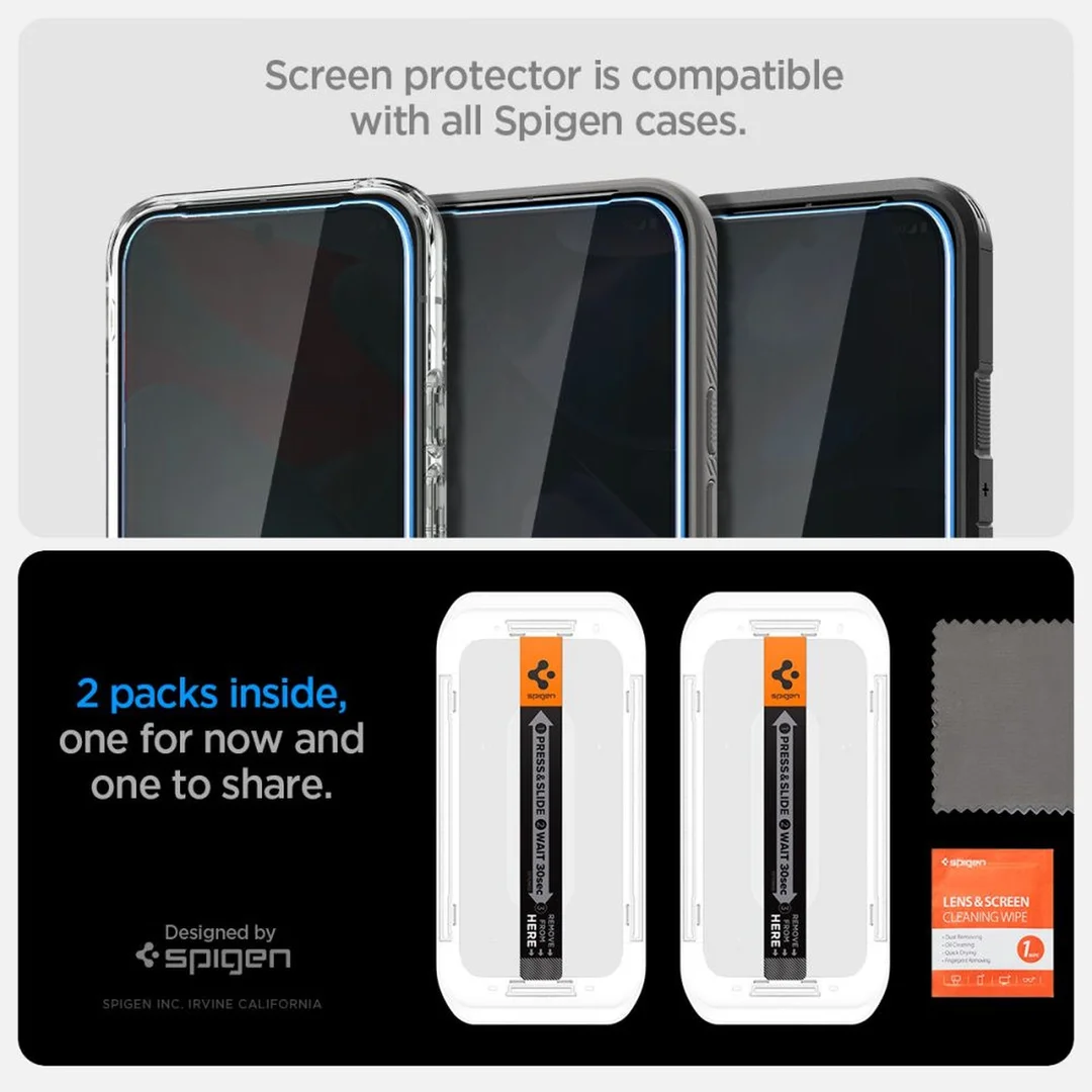 Szkło prywatyzujące na Google Pixel 9 / 9 Pro z aplikatorem - 2 szt. — zdjęcie 11