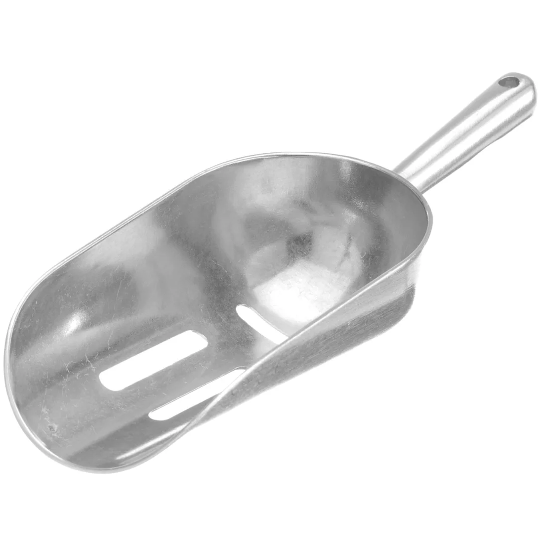 Szufelka barmańska z otworami aluminiowa 0.35 l — zdjęcie 2