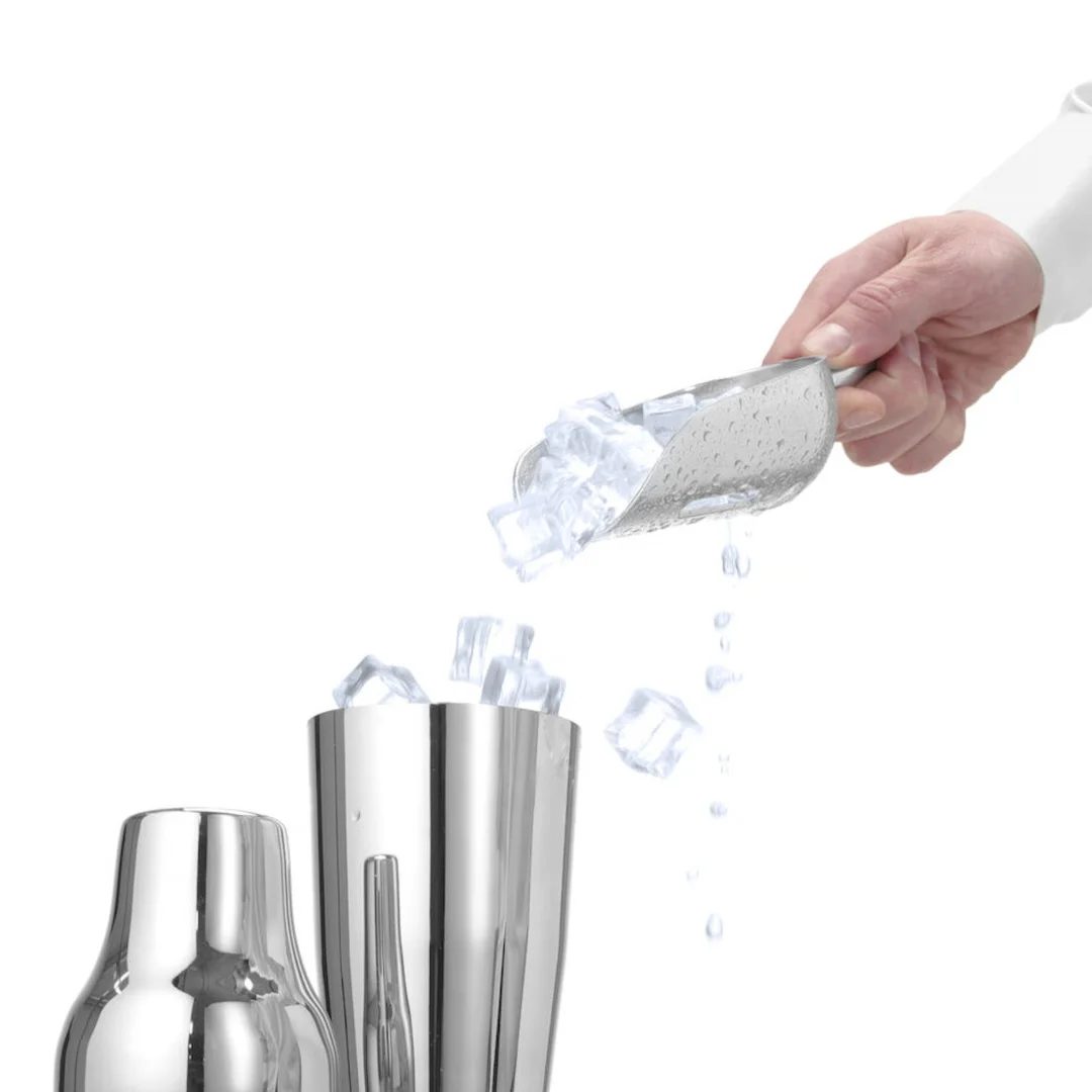 Szufelka barmańska z otworami aluminiowa 0.35 l — zdjęcie 3