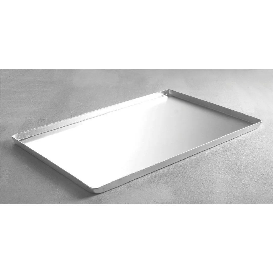 Taca cukiernicza ekspozycyjna do ciasta 30x20cm - srebrna — zdjęcie 2