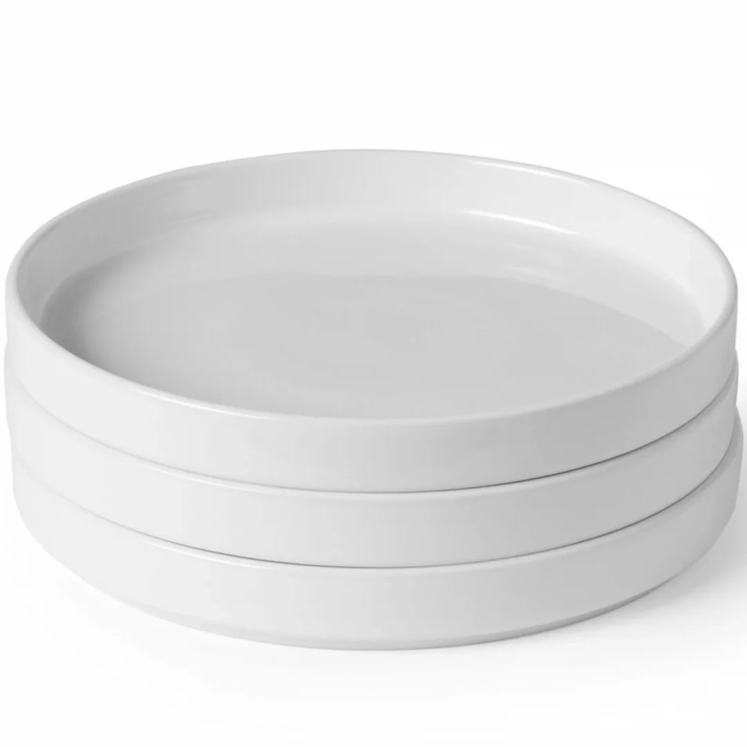 Talerz z wysokim rantem OSLO biały 240 x 26 mm - zestaw 6 szt. — zdjęcie 2